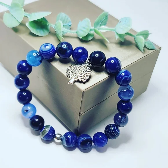 Blue Lace agate - Picture 1 of 4